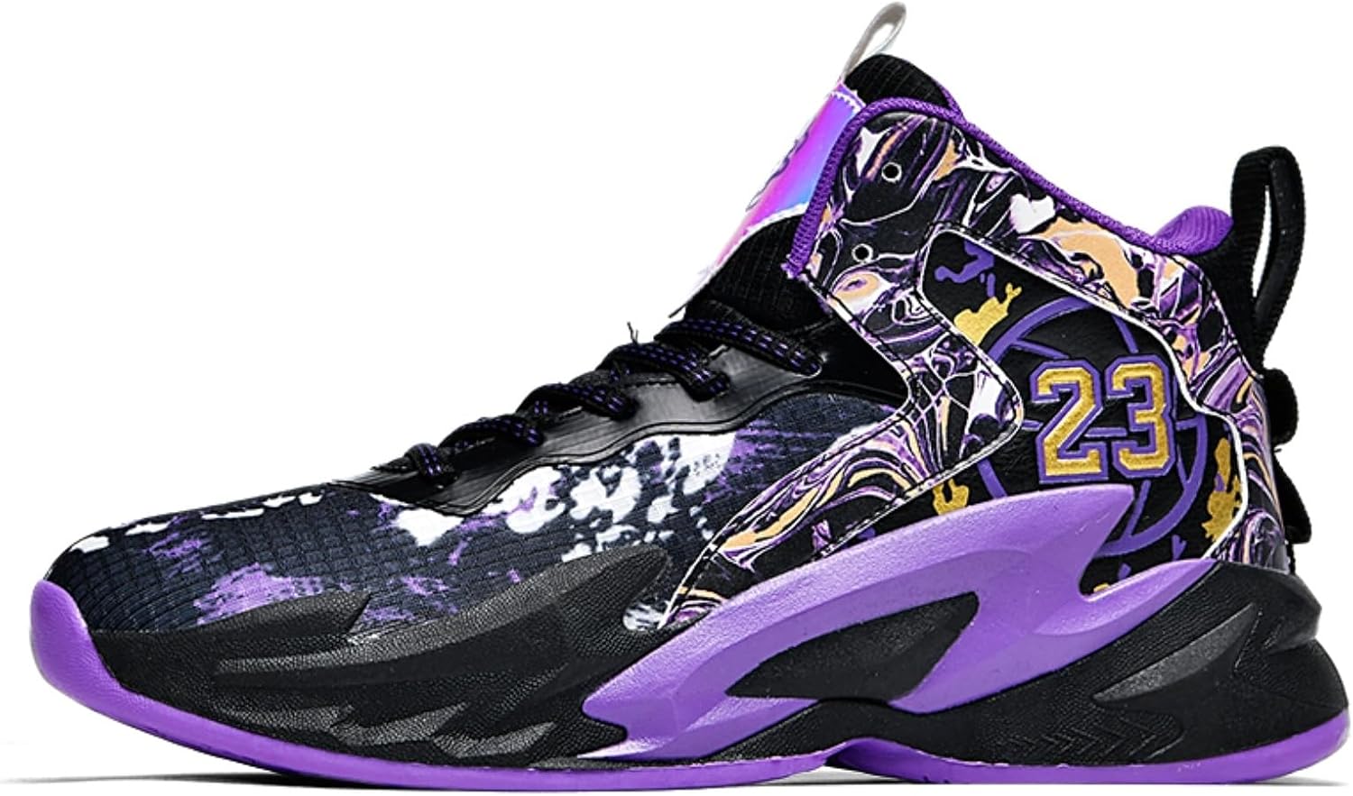 Мужские баскетбольные кроссовки с модным принтом Fazitiao, черный/фиолетовый
Мужские баскетбольные кроссовки с модным принтом Fazitiao, черный/фиолетовый