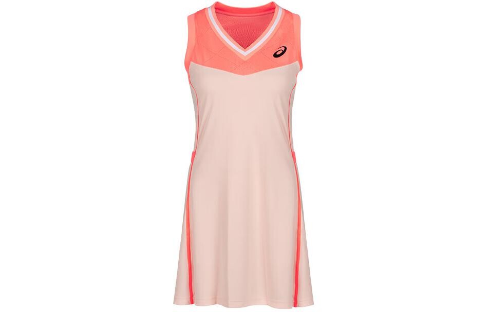 Платье без рукавов женское белое/розовое Asics
Платье без рукавов женское белое/розовое Asics
