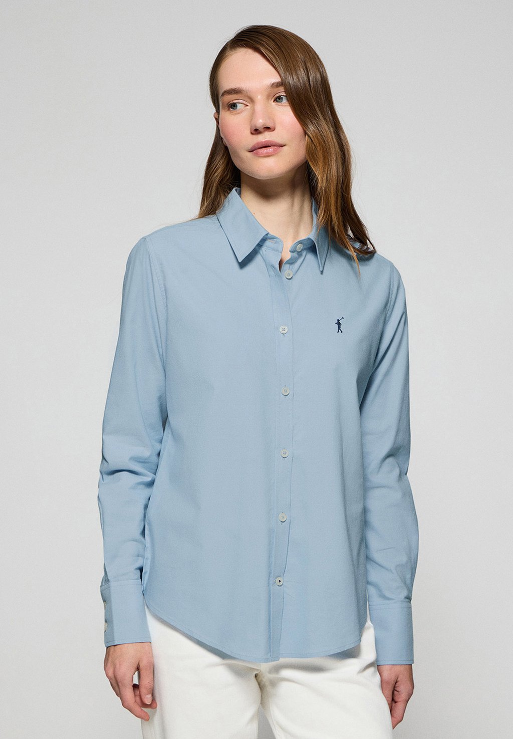 Блузка на пуговицах Polo Club, синий
Блузка на пуговицах Polo Club, синий