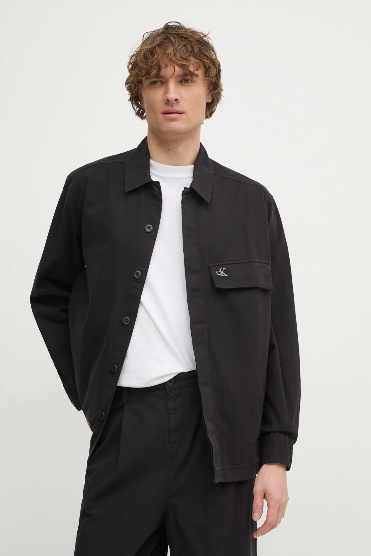 Хлопковая рубашка Calvin Klein Jeans, черный
Хлопковая рубашка Calvin Klein Jeans, черный