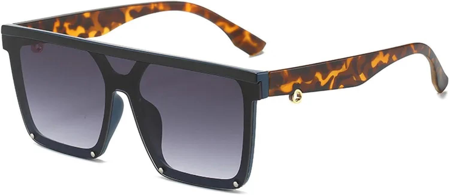 Солнцезащитные очки с защитой от УФ-излучения UV400 | Крупные панк-очки с черными заклепками | Для женщин и мужчин, для занятий спортом на открытом воздухе и вождения DSVIGF, Blue-gray
Солнцезащитные очки с защитой от УФ-излучения UV400 | Крупные панк-очки с черными заклепками | Для женщин и мужчин, для занятий спортом на открытом воздухе и вождения DSVIGF, Blue-gray