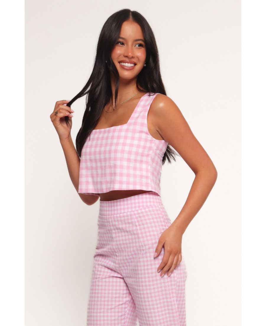 Топ из хлопка Девлин Petal and Pup, Pink gingham
Топ из хлопка Девлин Petal and Pup, Pink gingham