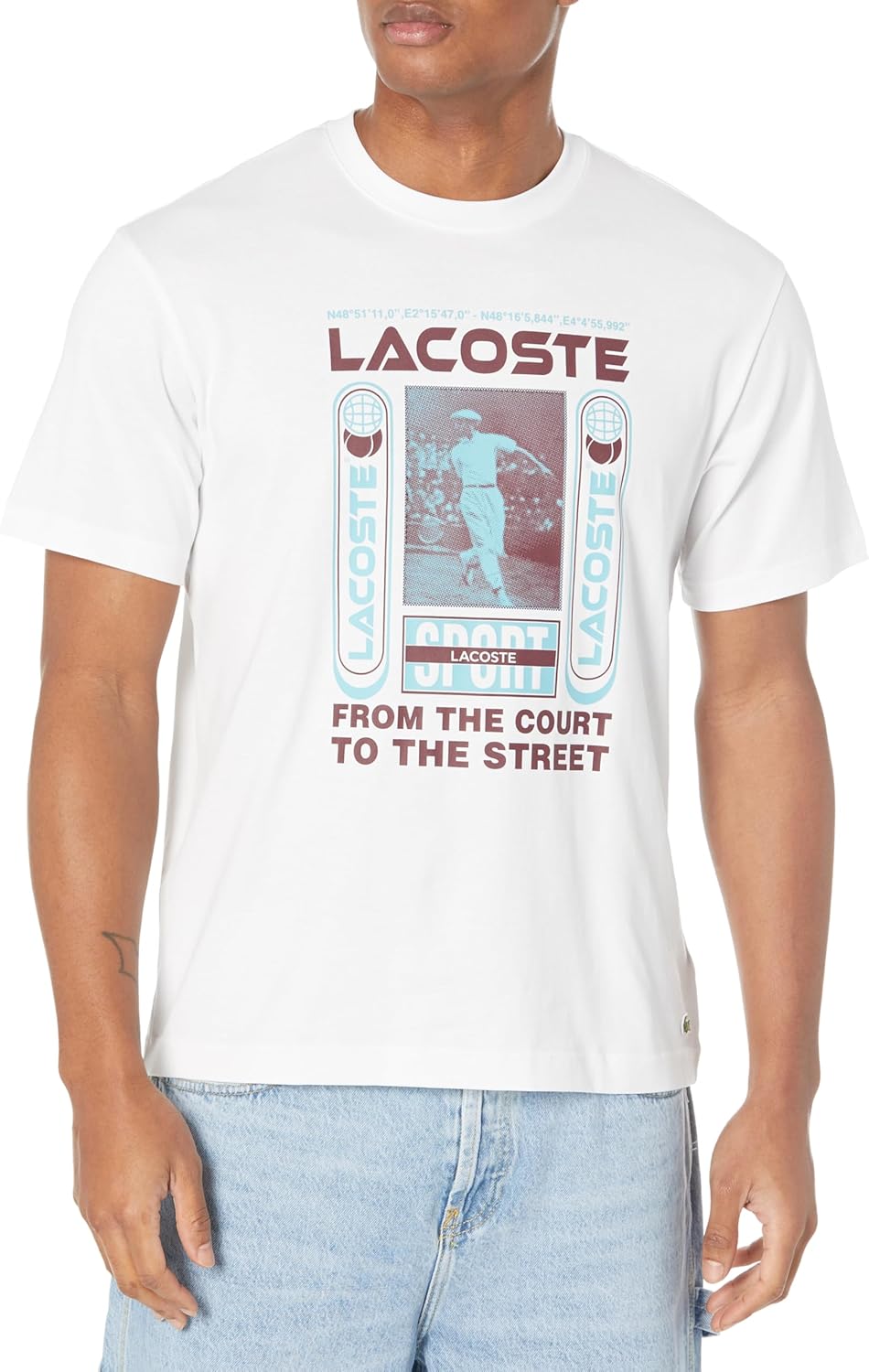 Мужская футболка Lacoste Heritage с коротким рукавом и круглым вырезом, White, Белый, Мужская футболка Lacoste Heritage с коротким рукавом и круглым вырезом, White
Мужская футболка Lacoste Heritage с коротким рукавом и круглым вырезом, White, Белый, Мужская футболка Lacoste Heritage с коротким рукавом и круглым вырезом, White