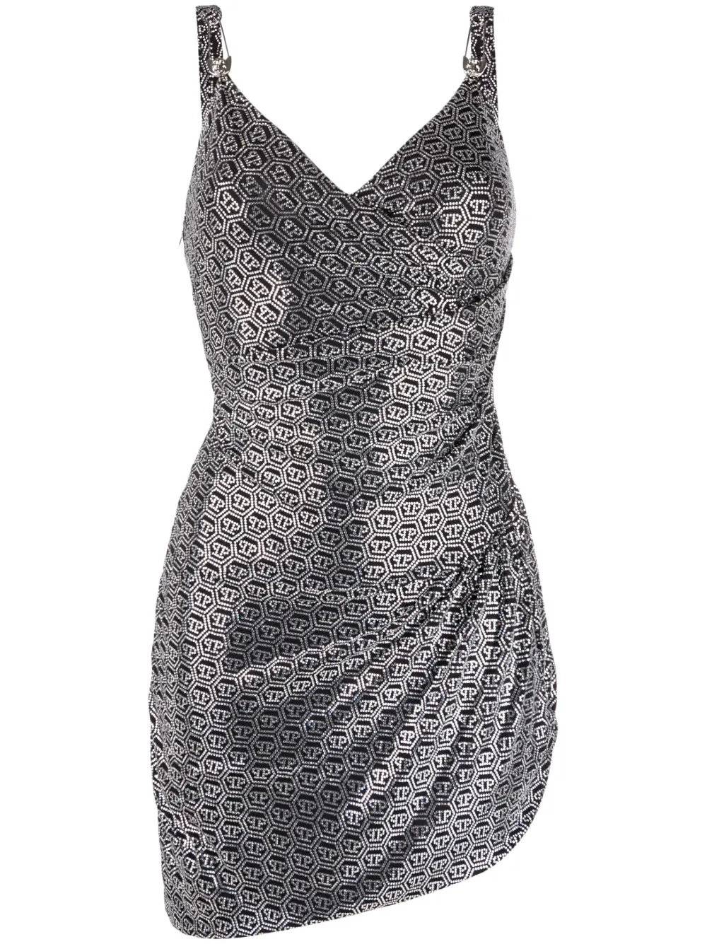 Платье мини с логотипом и кристаллами Philipp Plein, черный
Платье мини с логотипом и кристаллами Philipp Plein, черный