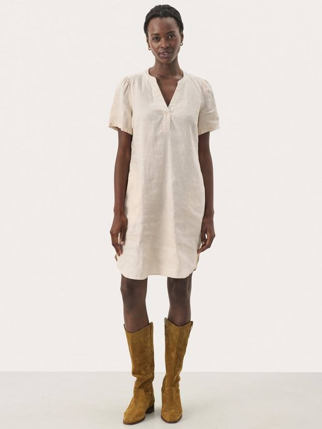 Мини-платье из льняной смеси aminase Part Two, цвет French Oak
Мини-платье из льняной смеси aminase Part Two, цвет French Oak