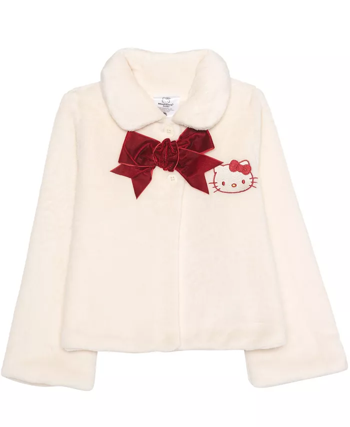 Детская куртка с ворсом и воротником на пуговицах спереди для девочек 2T-6X Hello Kitty, слоновая кость/кремовый
Детская куртка с ворсом и воротником на пуговицах спереди для девочек 2T-6X Hello Kitty, слоновая кость/кремовый