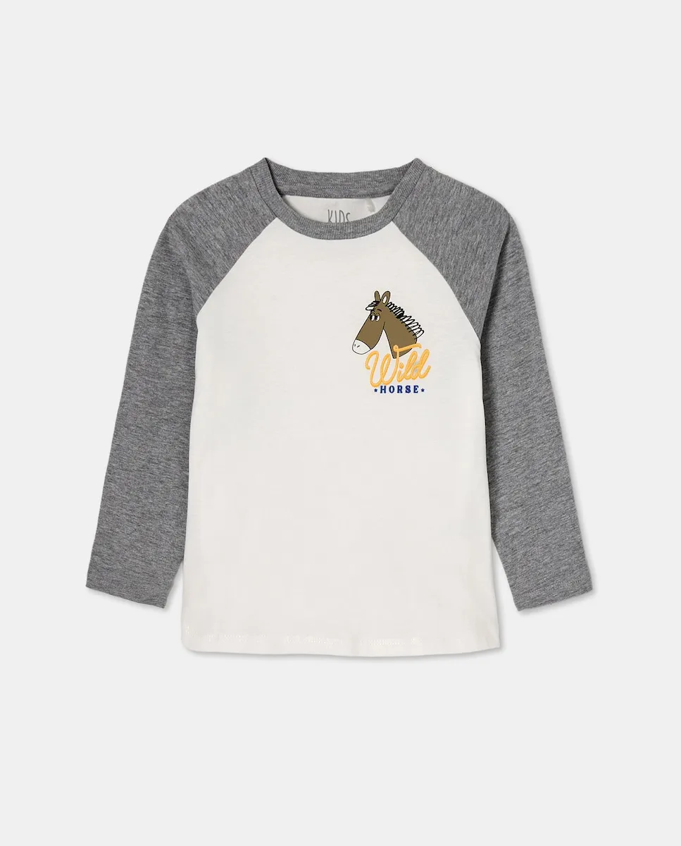 Детская лонгслив с реглановыми рукавами Kids El Corte Inglés, черный
Детская лонгслив с реглановыми рукавами Kids El Corte Inglés, черный