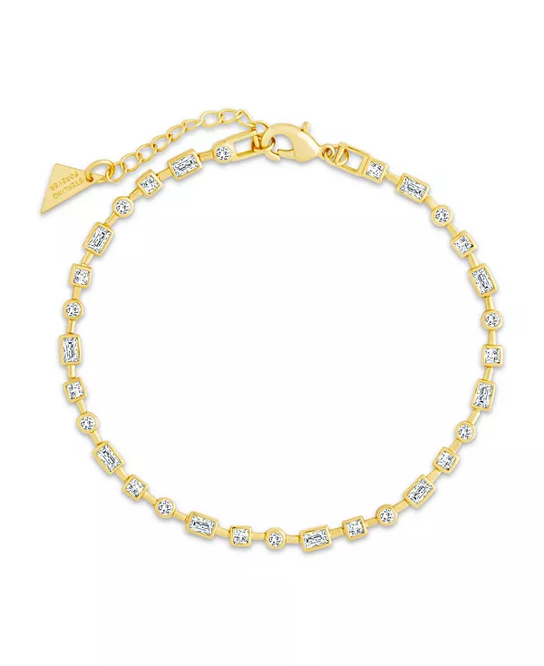 Теннисный браслет Camden с кубическим цирконием и шахматным узором Sterling Forever, gold
Теннисный браслет Camden с кубическим цирконием и шахматным узором Sterling Forever, gold