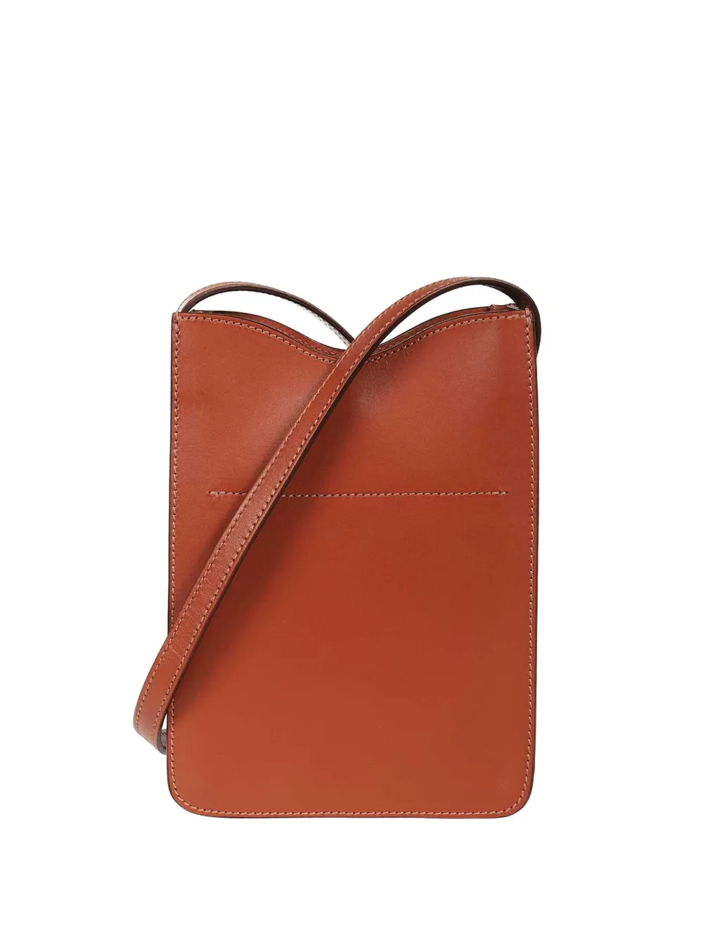 Кожаная сумка через плечо с застежкой-кнопкой Il Bisonte, коричневый 
Кожаная сумка через плечо с застежкой-кнопкой Il Bisonte, коричневый