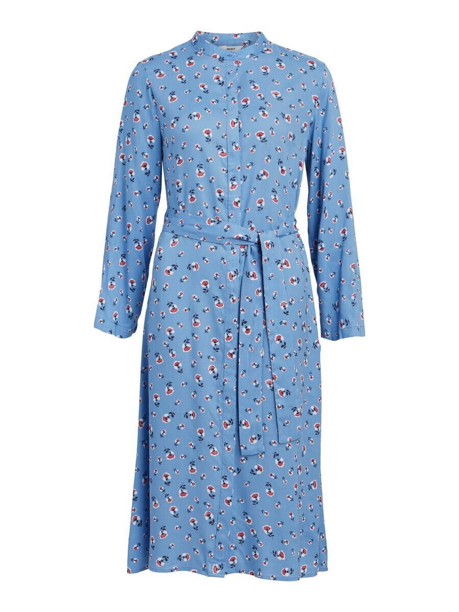 Платье рубашка OBJECT Shirt Dress Ditta, цвет light blue/dark blue 
Платье рубашка OBJECT Shirt Dress Ditta, цвет light blue/dark blue
