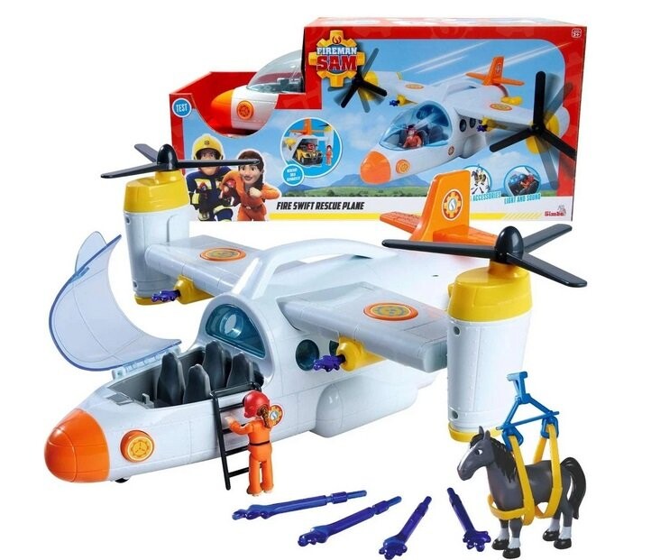 Simba 109252615 Спасательный самолет пожарного Сэма, большой 42 см Strażak Sam
Simba 109252615 Спасательный самолет пожарного Сэма, большой 42 см Strażak Sam