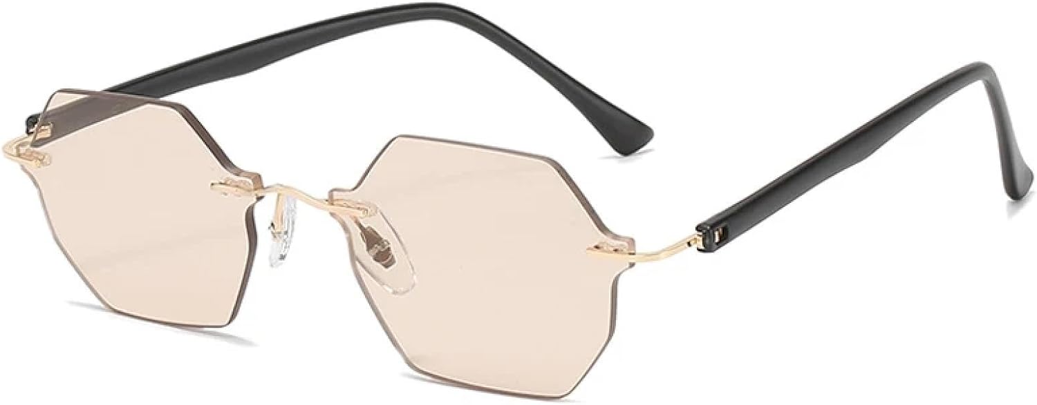 Винтажные солнцезащитные очки без оправы для женщин и мужчин, модные, роскошные, металлические, для летних путешествий, защита от УФ-излучения UV400 TKKTLLT, Black Tea
Винтажные солнцезащитные очки без оправы для женщин и мужчин, модные, роскошные, металлические, для летних путешествий, защита от УФ-излучения UV400 TKKTLLT, Black Tea