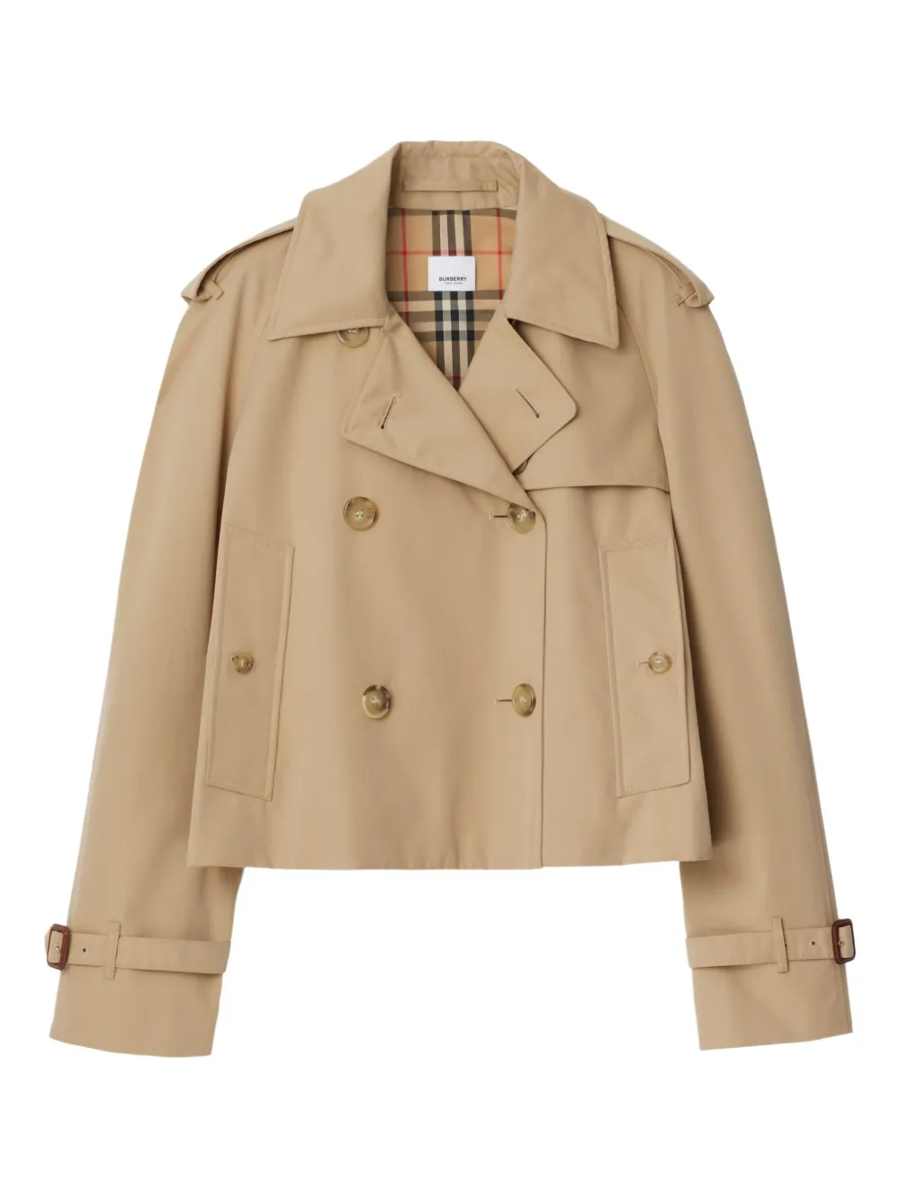 Двубортный тренч Burberry, бежевый
Двубортный тренч Burberry, бежевый