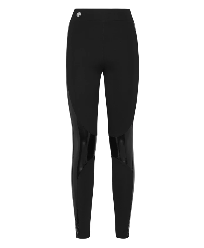 Леггинсы с латексными вставками Philipp Plein, черный
Леггинсы с латексными вставками Philipp Plein, черный