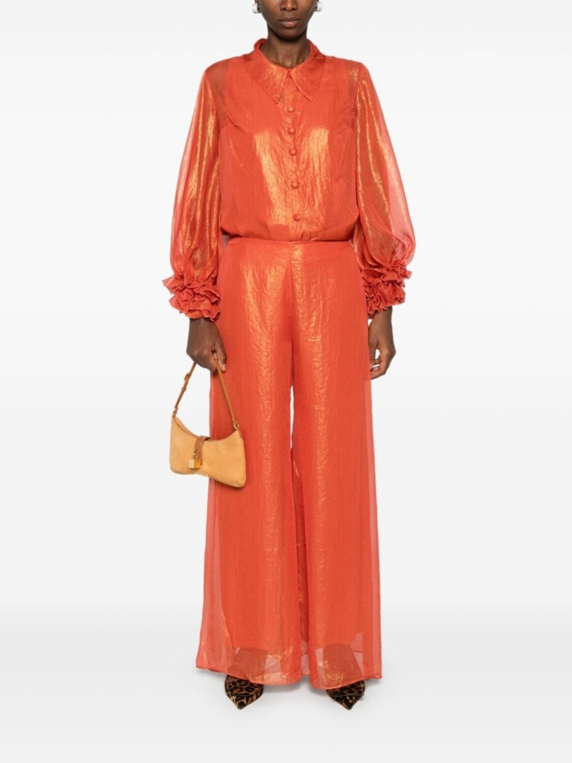 Baruni комплект из блузки и брюк Ashtar, оранжевый
Baruni комплект из блузки и брюк Ashtar, оранжевый