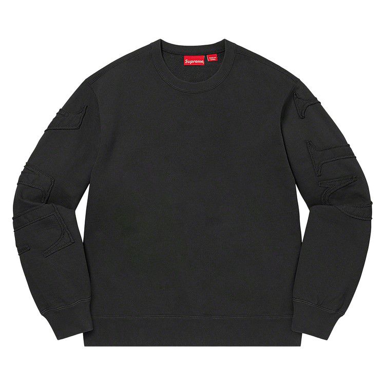 Толстовка Supreme Tonal Appliqué Crewneck 'Black'
Толстовка Supreme Tonal Appliqué Crewneck 'Black'