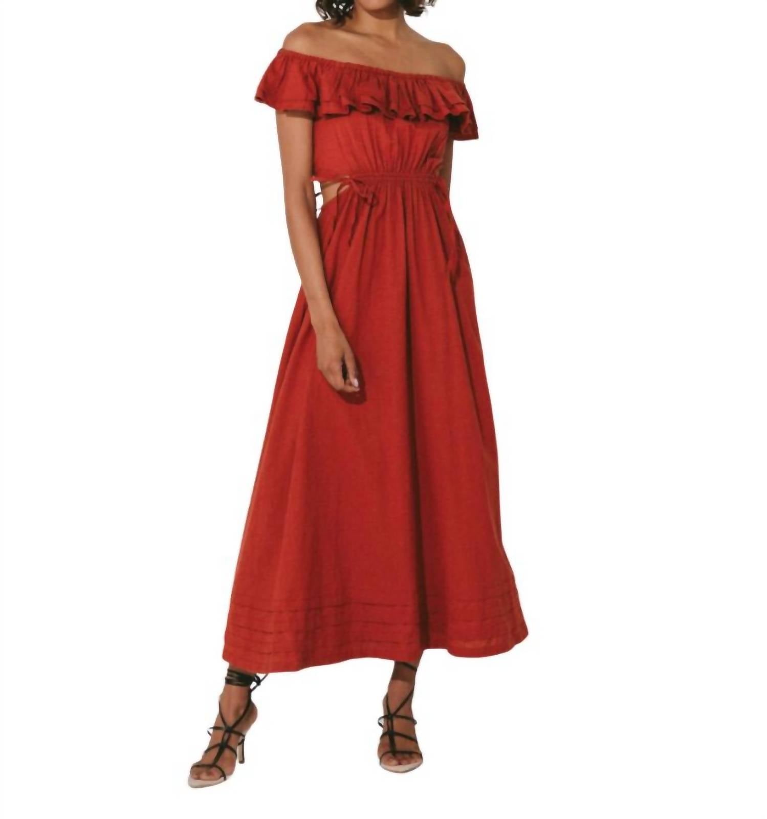 Платье миди Daria в цвете кирпич Cleobella, Brick
Платье миди Daria в цвете кирпич Cleobella, Brick