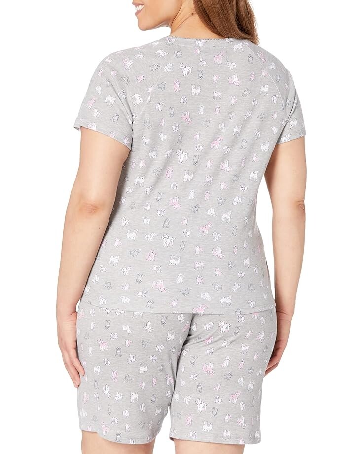 Пижамный комплект Karen Neuburger Short Sleeve V-Neck Bermuda PJ Set, цвет Precious Pups
Пижамный комплект Karen Neuburger Short Sleeve V-Neck Bermuda PJ Set, цвет Precious Pups