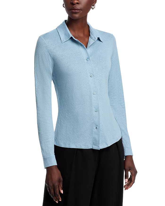 Растягивающаяся рубашка Majestic Filatures, синий
Растягивающаяся рубашка Majestic Filatures, синий