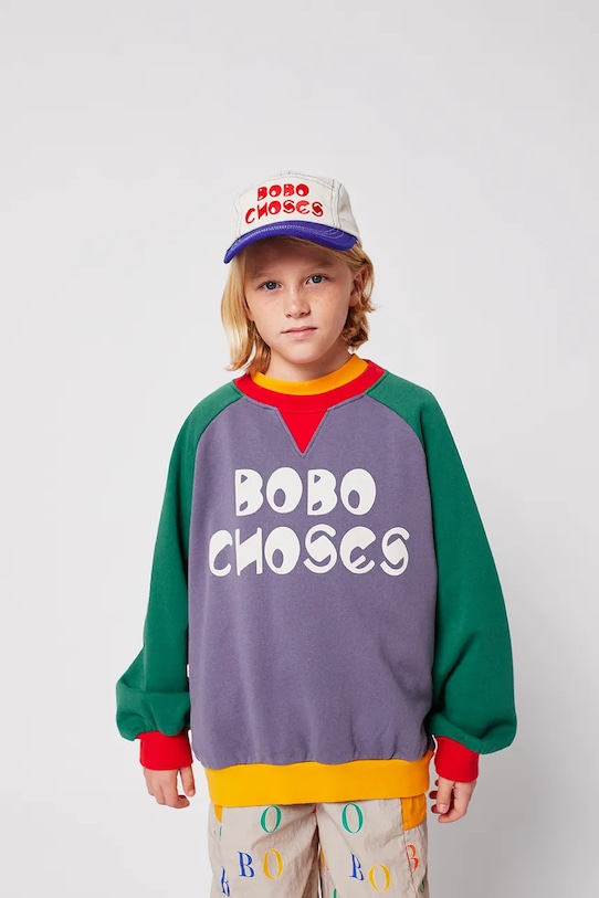 Детская хлопковая толстовка Bobo Choses, серый
Детская хлопковая толстовка Bobo Choses, серый