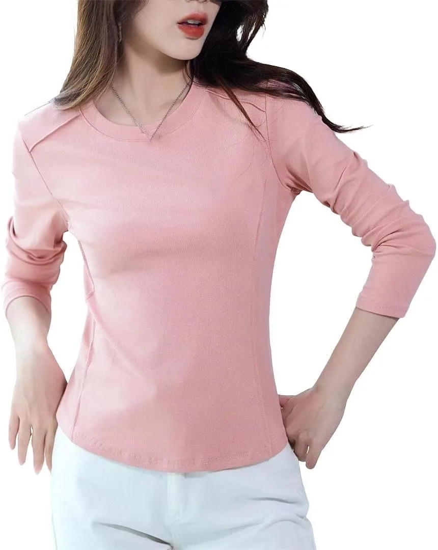 Женская футболка с длинным рукавом Wine Red, Plus Size, хлопок, круглый вырез
Женская футболка с длинным рукавом Wine Red, Plus Size, хлопок, круглый вырез