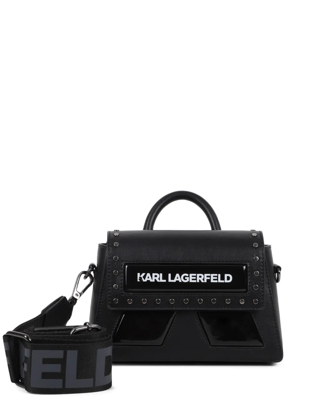 Сумка-тоут с заклепками Karl Lagerfeld Kids, черный
Сумка-тоут с заклепками Karl Lagerfeld Kids, черный