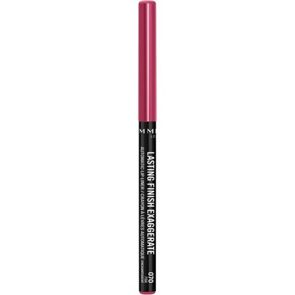 Автоматический карандаш для губ London Exaggerate, стойкий, точный, интенсивный цвет, 070, розовое очарование, Rimmel
Автоматический карандаш для губ London Exaggerate, стойкий, точный, интенсивный цвет, 070, розовое очарование, Rimmel