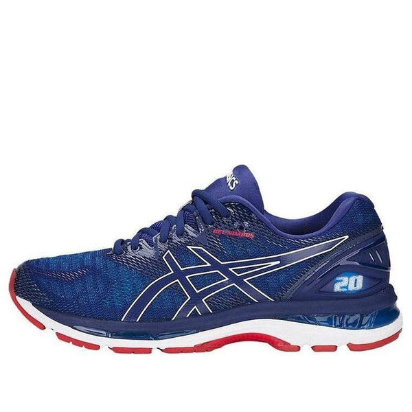 Кроссовки гель нимбус 20 Asics, синий 
Кроссовки гель нимбус 20 Asics, синий