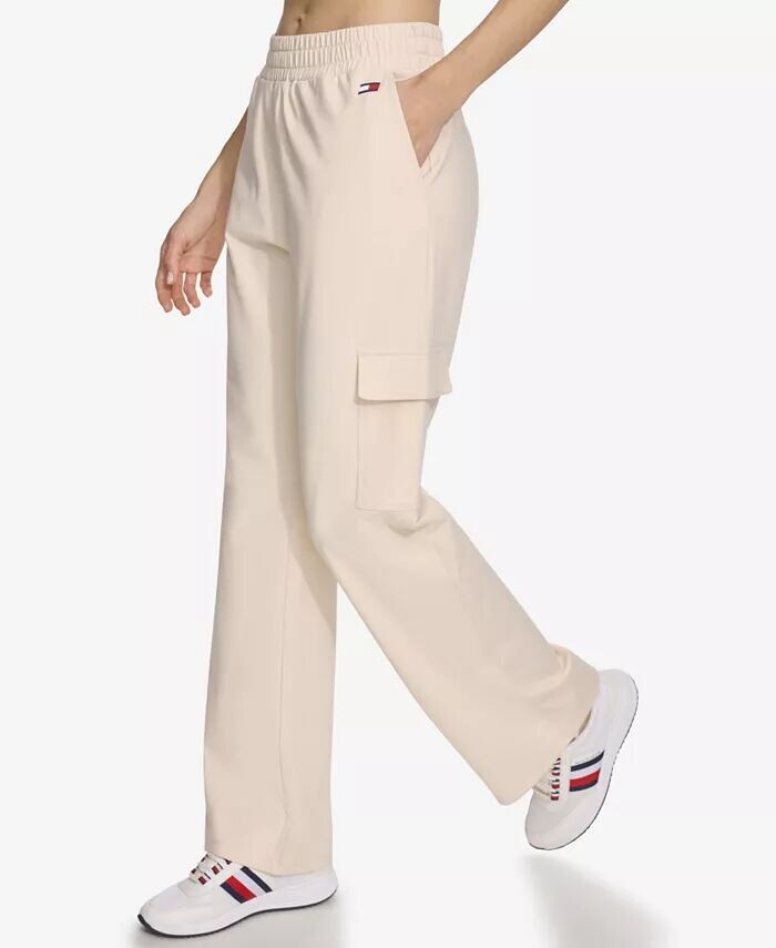 Женские удобные спортивные брюки-карго из интерлока персикового цвета Tommy Hilfiger, серый
Женские удобные спортивные брюки-карго из интерлока персикового цвета Tommy Hilfiger, серый