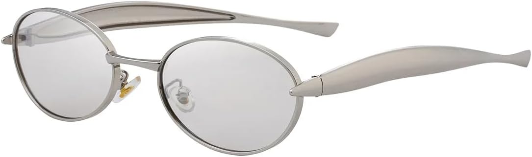 Солнцезащитные очки с защитой UV400 | Овальная маленькая оправа в стиле панк с металлическим блеском | для женщин и мужчин, для занятий спортом на открытом воздухе и путешествий DSVIGF, C5 Silvery
Солнцезащитные очки с защитой UV400 | Овальная маленькая оправа в стиле панк с металлическим блеском | для женщин и мужчин, для занятий спортом на открытом воздухе и путешествий DSVIGF, C5 Silvery