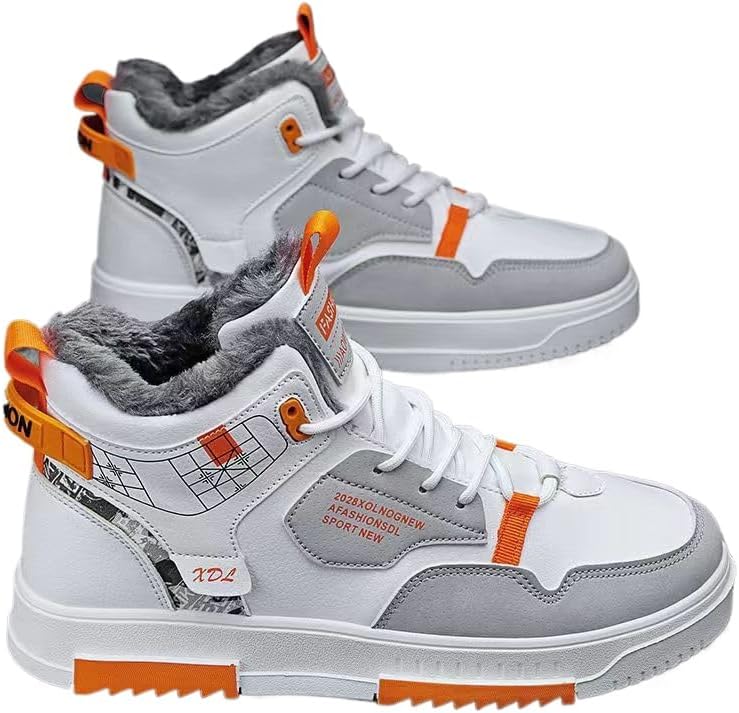 Мужские высокие зимние ботинки для прогулок с меховой подкладкой, теплые повседневные кроссовки, легкие и удобные наружные ботинки с мягкой подошвой Hhhchpm, серый
Мужские высокие зимние ботинки для прогулок с меховой подкладкой, теплые повседневные кроссовки, легкие и удобные наружные ботинки с мягкой подошвой Hhhchpm, серый