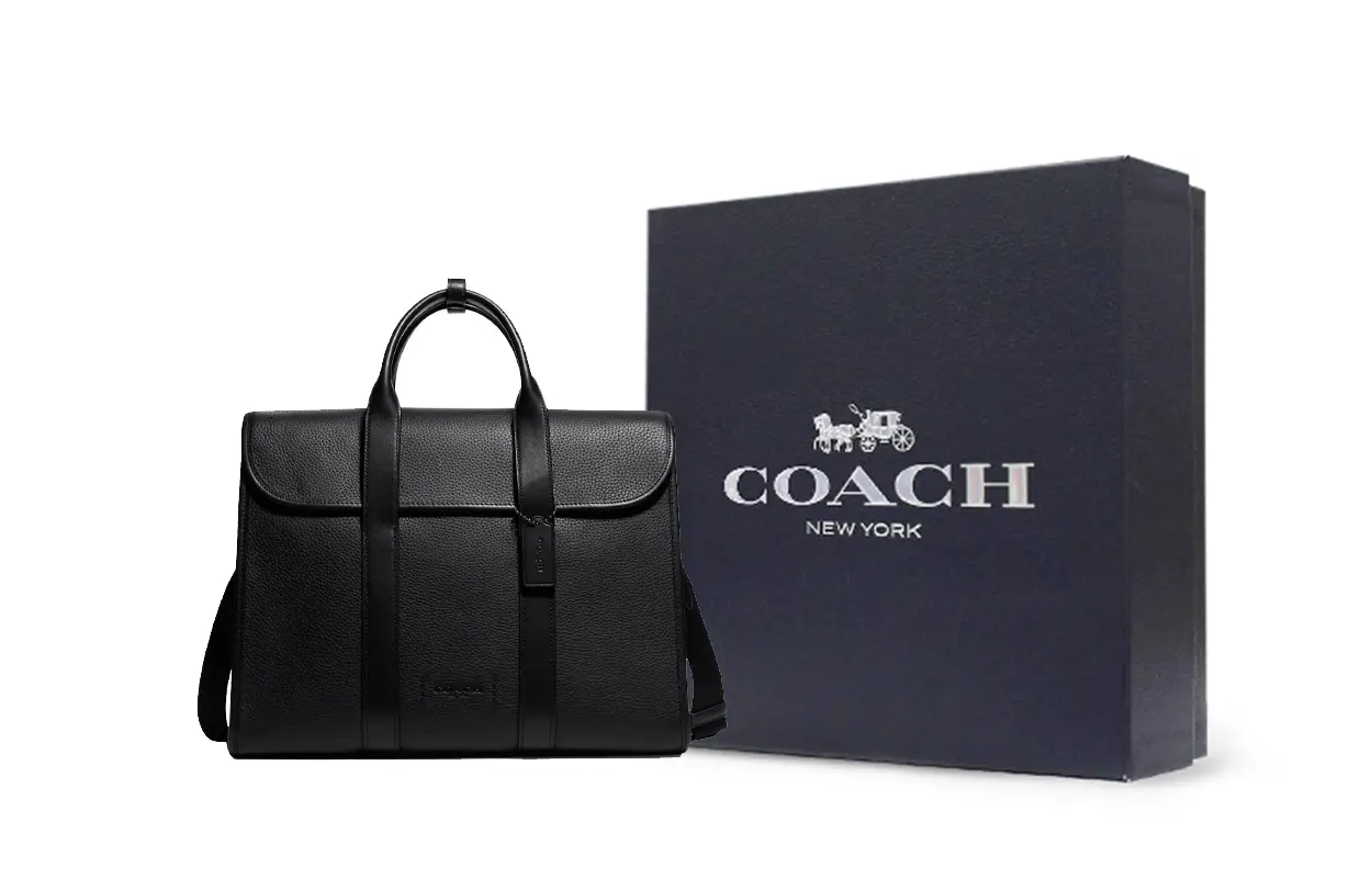 Coach Портфель для компьютера Gotham из зернистой кожи с отделкой из высококачественной телячьей кожи, большой, мужской, черный
Coach Портфель для компьютера Gotham из зернистой кожи с отделкой из высококачественной телячьей кожи, большой, мужской, черный