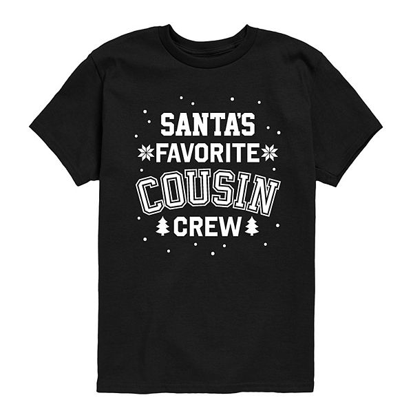 Футболка с принтом Santa's favorite cousin для мальчиков 8-20 Licensed Character, Black
Футболка с принтом Santa's favorite cousin для мальчиков 8-20 Licensed Character, Black