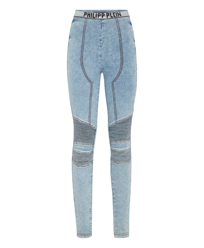 Джинсовые леггинсы из суперэластичной ткани Philipp Plein, синий
Джинсовые леггинсы из суперэластичной ткани Philipp Plein, синий