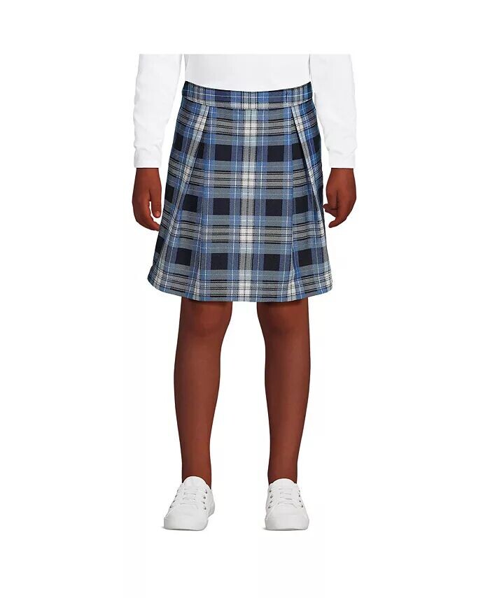 Школьная форма для больших девочек, клетчатая юбка до колена Lands' End, белый
Школьная форма для больших девочек, клетчатая юбка до колена Lands' End, белый