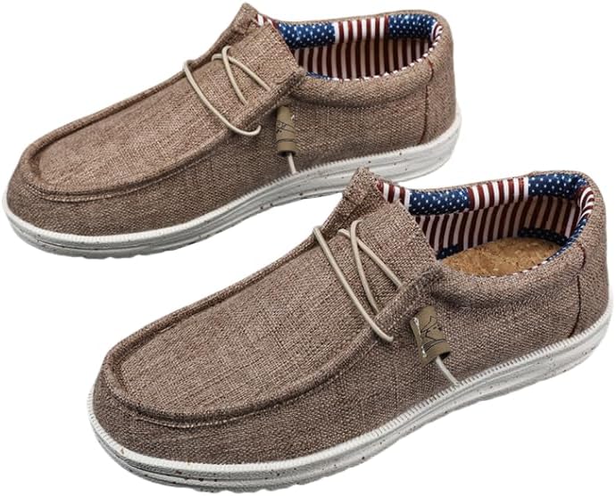 Удобные дышащие лоферы - слипоны для мужчин для бега, вождения и походов - нескользящая, прочная подошва, повседневная обувь для ходьбы Hhhchpm, хаки
Удобные дышащие лоферы - слипоны для мужчин для бега, вождения и походов - нескользящая, прочная подошва, повседневная обувь для ходьбы Hhhchpm, хаки