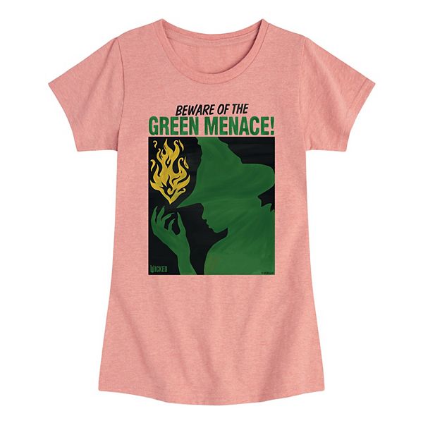 Футболка с принтом Wicked for good beware of the green menace! Licensed Character, Desert Pink
Футболка с принтом Wicked for good beware of the green menace! Licensed Character, Desert Pink