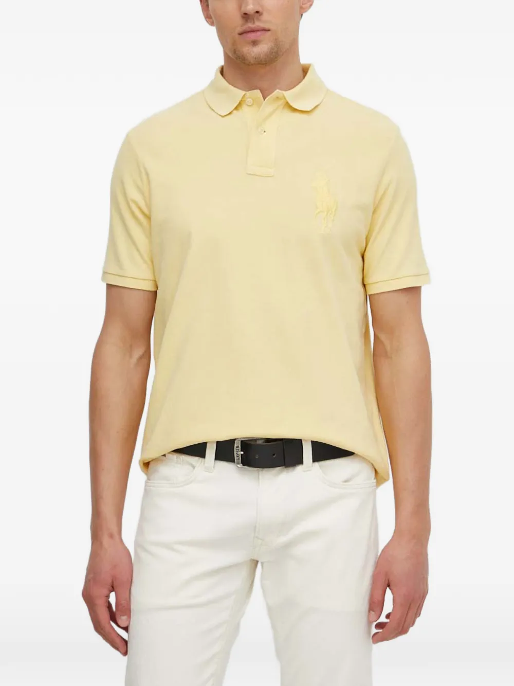 Рубашка поло с вышитым логотипом Polo Ralph Lauren, желтый
Рубашка поло с вышитым логотипом Polo Ralph Lauren, желтый