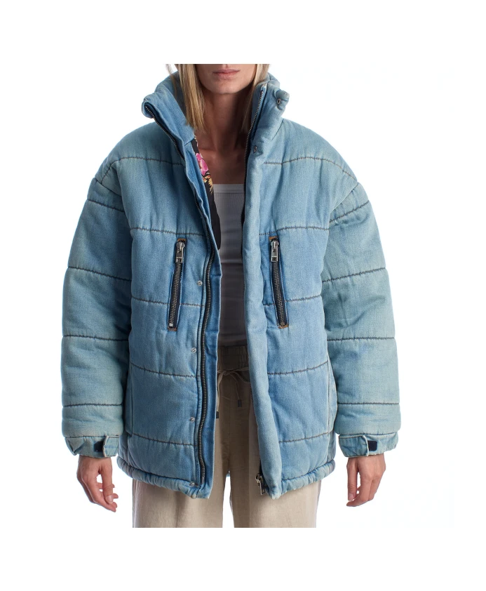 Стеганая джинсовая куртка с высоким воротником Zadig & Voltaire, синий
Стеганая джинсовая куртка с высоким воротником Zadig & Voltaire, синий