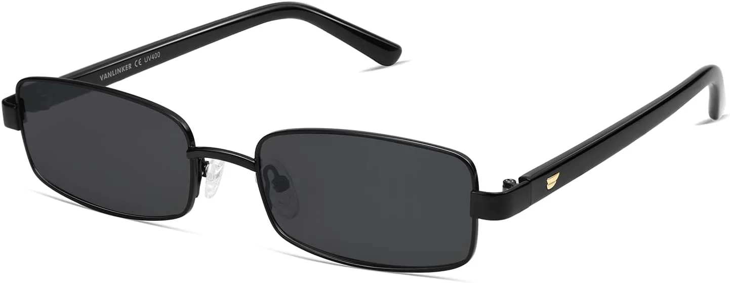 Солнцезащитные очки VANLINKER Retro Rectangle Polarized для женщин и мужчин, маленькие, в стиле 90-х, модные, тонкие, узкие, прямоугольная оправа VL9684, Black/Grey
Солнцезащитные очки VANLINKER Retro Rectangle Polarized для женщин и мужчин, маленькие, в стиле 90-х, модные, тонкие, узкие, прямоугольная оправа VL9684, Black/Grey