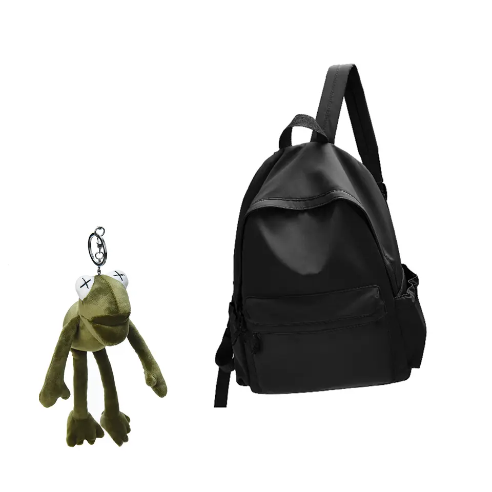 Techson Холщовый рюкзак мужской черный белый синий, 907 Black with Charm 
Techson Холщовый рюкзак мужской черный белый синий, 907 Black with Charm