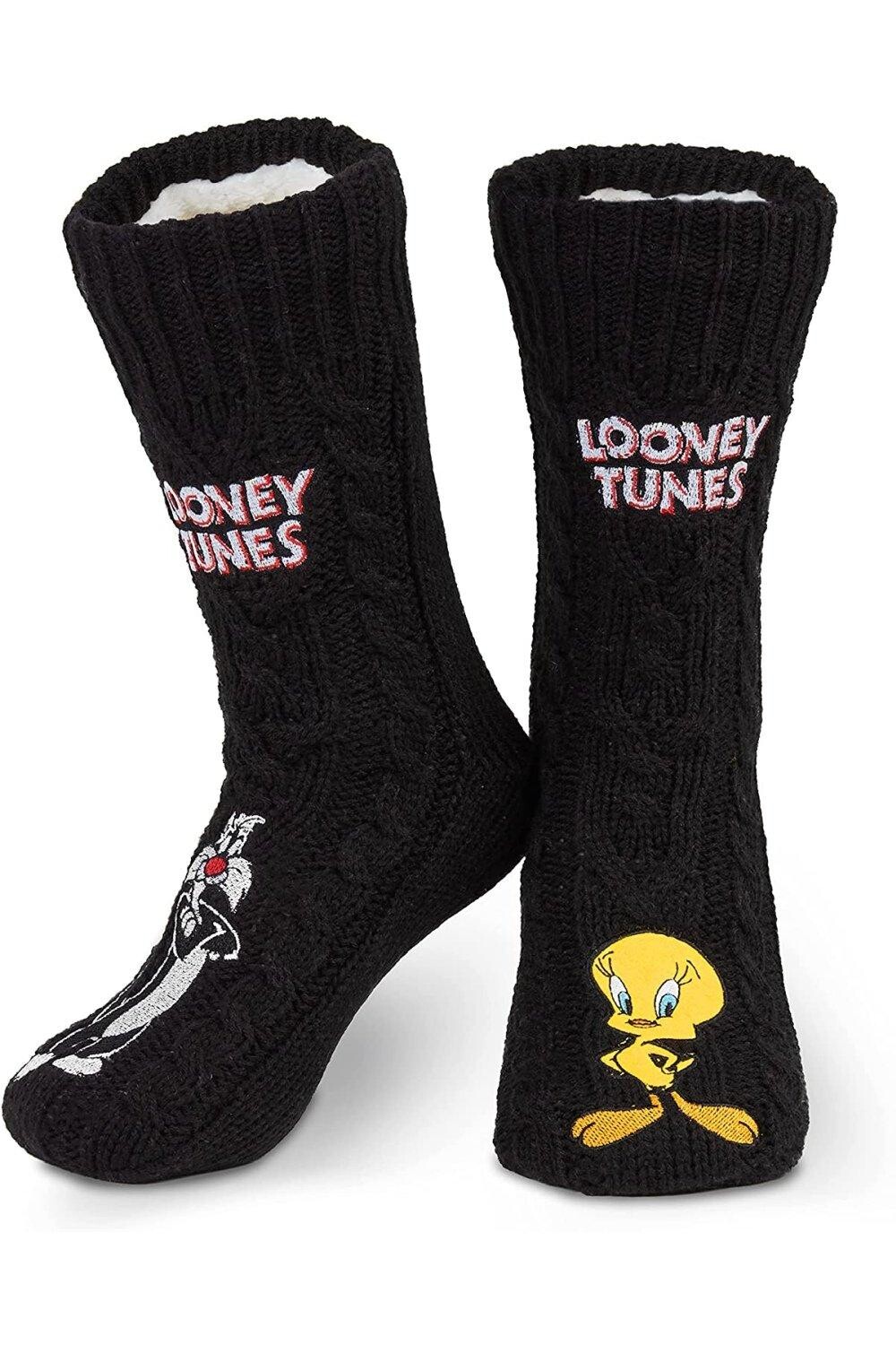 Носки-тапочки Tweety Sylvester Looney Tunes, черный
Носки-тапочки Tweety Sylvester Looney Tunes, черный