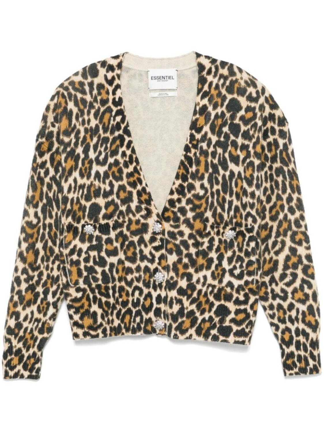 Essentiel Antwerp кардиган с леопардовым принтом и V-образным вырезом, нейтральный цвет
Essentiel Antwerp кардиган с леопардовым принтом и V-образным вырезом, нейтральный цвет
