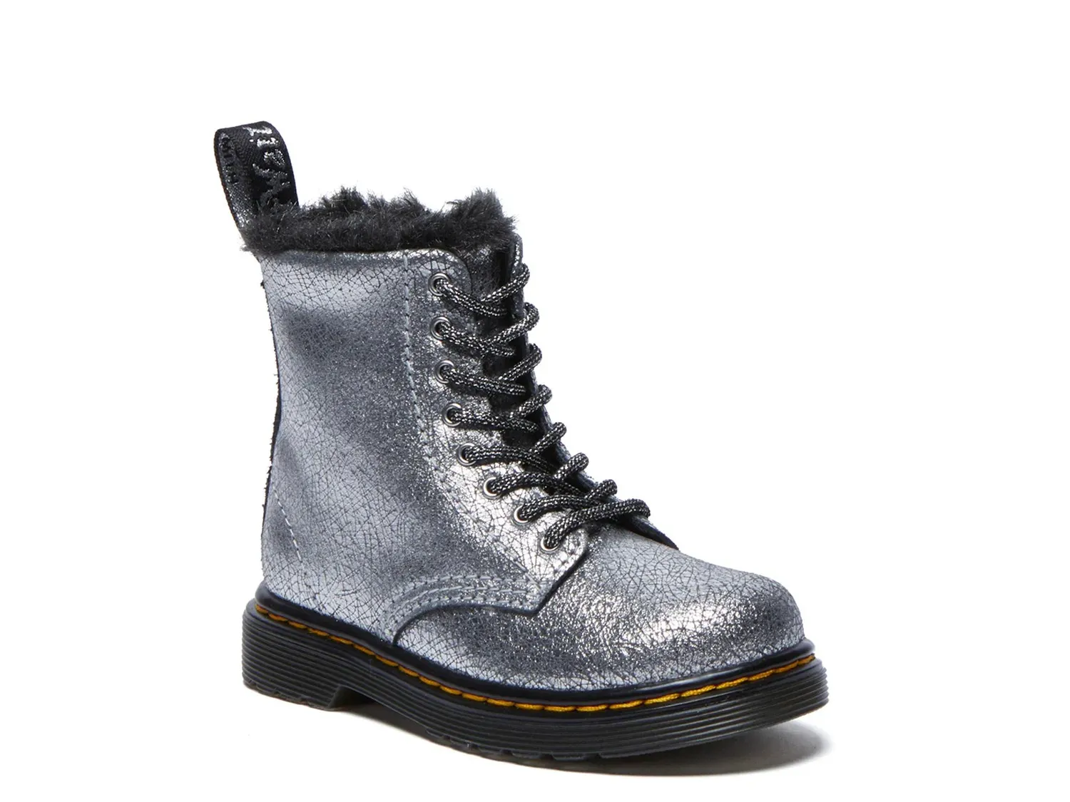 Ботинки Dr. Martens 1460 — детские, серебристый металлик
Ботинки Dr. Martens 1460 — детские, серебристый металлик
