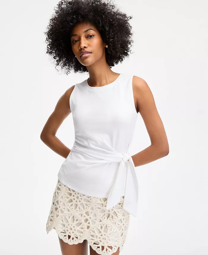 Женский топ с завязками по бокам On 34th, белый
Женский топ с завязками по бокам On 34th, белый