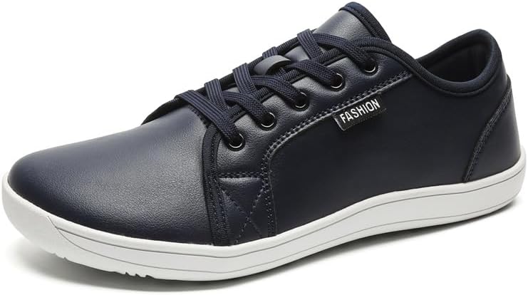 Мужские повседневные кожаные кроссовки XOEKD на шнуровке с мягкой поверхностью, легкие, дышащие, с широким носком, нескользящей мягкой подошвой и нулевым перепадом высоты подошвы. Подходят для ходьбы, работы, поездок на работу и в офис, синий
Мужские повседневные кожаные кроссовки XOEKD на шнуровке с мягкой поверхностью, легкие, дышащие, с широким носком, нескользящей мягкой подошвой и нулевым перепадом высоты подошвы. Подходят для ходьбы, работы, поездок на работу и в офис, синий