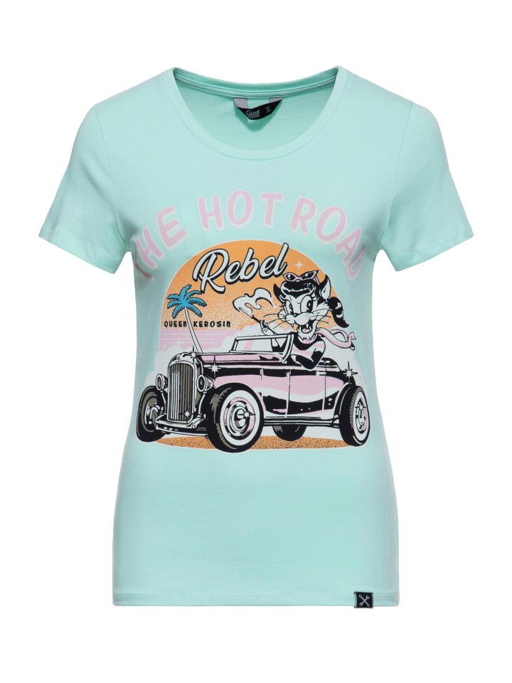 Футболка Queen Kerosin The Hot Road Rebel в мятном цвете Queen Kerosin, Зеленый, Футболка Queen Kerosin The Hot Road Rebel в мятном цвете Queen Kerosin
Футболка Queen Kerosin The Hot Road Rebel в мятном цвете Queen Kerosin, Зеленый, Футболка Queen Kerosin The Hot Road Rebel в мятном цвете Queen Kerosin