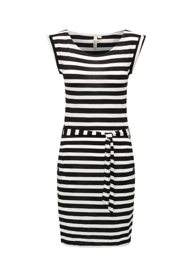 Летнее платье в полоску Ragwear, черный 
Летнее платье в полоску Ragwear, черный