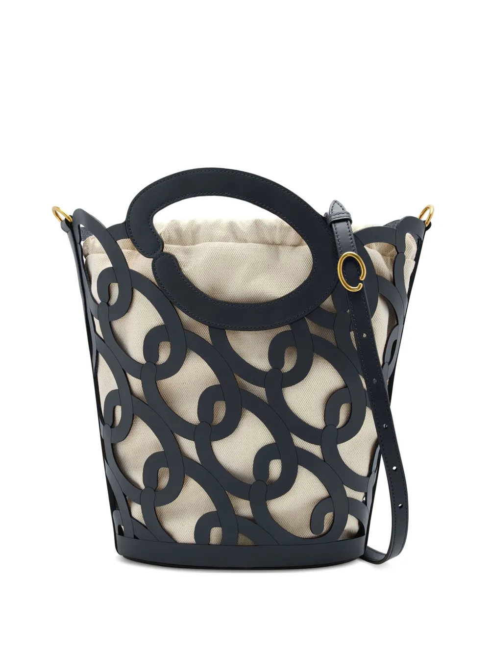 Кожаная сумка-ведро Oscar de la Renta, синий
Кожаная сумка-ведро Oscar de la Renta, синий