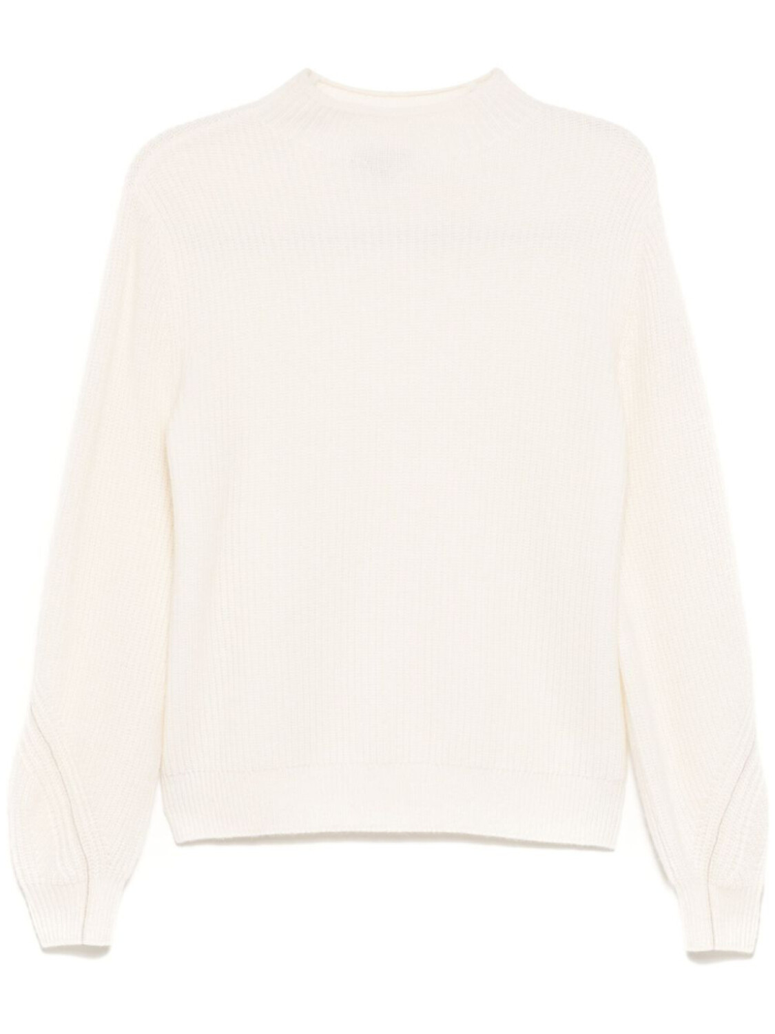 N.Peal свитер в рубчик с воротником-воронкой, белый
N.Peal свитер в рубчик с воротником-воронкой, белый